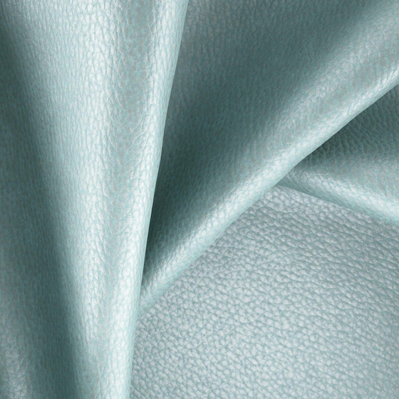 Photo of the fabric Dallas Mermaid swatch by Zepel. Use for Upholstery. Style of Leather And Vinyl, Plain