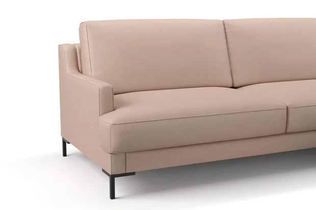 Photo of the fabric Eternal Rose Quartz swatch by Mokum. Use for Curtains, Upholstery, Accessory. Style of Plain, Texture