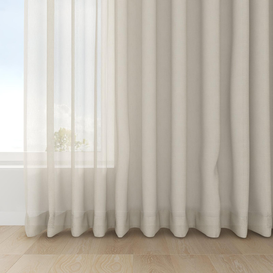 Photo of the fabric Gesso Lino Linen swatch by Mokum. Use for Curtains. Style of Plain, Texture