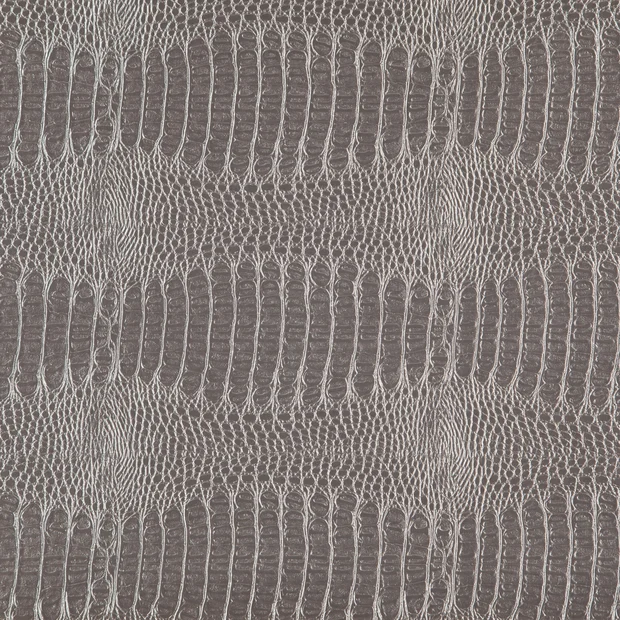 Photo of the fabric Surface Metallic Drizzle swatch by Zepel. Use for Upholstery. Style of Animals And Birds, Leather And Vinyl
