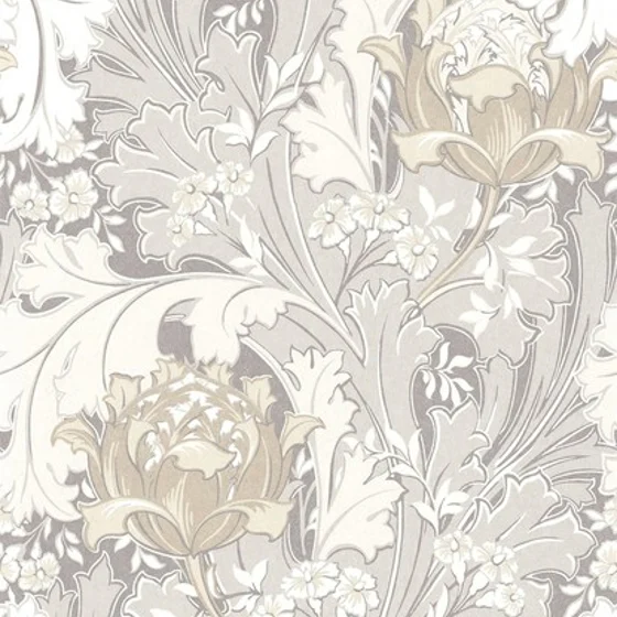 Photo of the fabric Jane Wallpaper 8406 8406 91 01 swatch by Casadeco. Use for Wall Covering. Style of Floral And Botannical