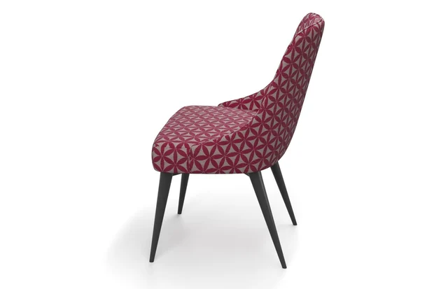 Photo of the fabric Tapa Fuchsia swatch by James Dunlop. Use for Upholstery, Accessory. Style of Geometric