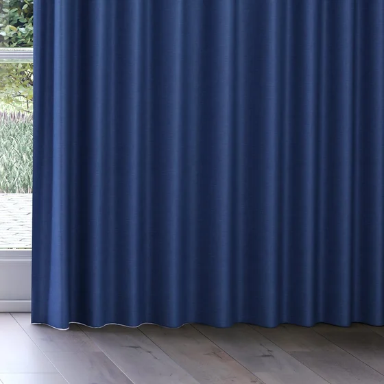 Photo of the fabric Urban Cobalt swatch by James Dunlop. Use for Curtains, Upholstery, Accessory. Style of Plain, Texture