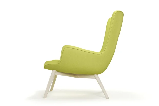 Photo of the fabric Provence Chartreuse swatch by James Dunlop Essentials. Use for Curtains, Upholstery, Accessory, Top of Bed. Style of Plain, Texture