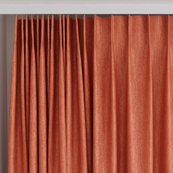 Photo of the fabric Trezor Terra swatch by James Dunlop FibreGuard. Use for Curtains, Upholstery, Accessory. Style of Chenille, Plain