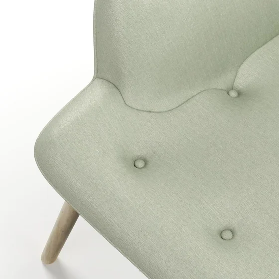 Photo of the fabric Provence Thyme swatch by James Dunlop Essentials. Use for Curtains, Upholstery, Accessory, Top of Bed. Style of Plain, Texture