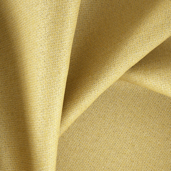 Photo of the fabric Lala Gold swatch by Zepel. Use for Curtains, Accessory, Top of Bed. Style of Dim Out, Plain