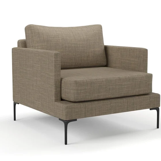 Photo of the fabric Ficus Smoky Quartz swatch by Mokum. Use for Upholstery, Accessory. Style of Plain, Texture