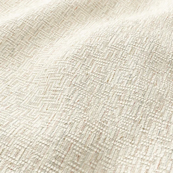 Photo of the fabric Turnkey Pearl swatch by Zepel FibreGuard. Use for Upholstery, Accessory, Top of Bed. Style of Geometric, Jacquard
