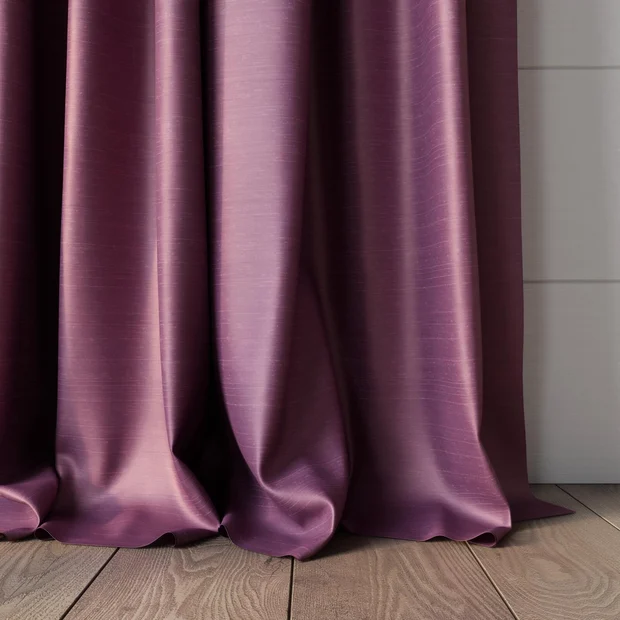Photo of the fabric Luxe Lilac swatch by James Dunlop Essentials. Use for Curtains, Accessory, Top of Bed. Style of Plain, Texture