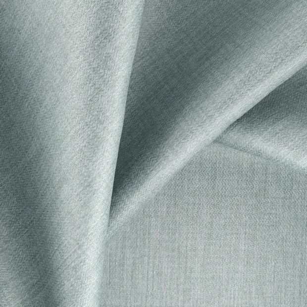 Photo of the fabric Matrix Aqua swatch by Zepel. Use for Curtains, Upholstery, Accessory, Top of Bed. Style of Plain, Taffeta