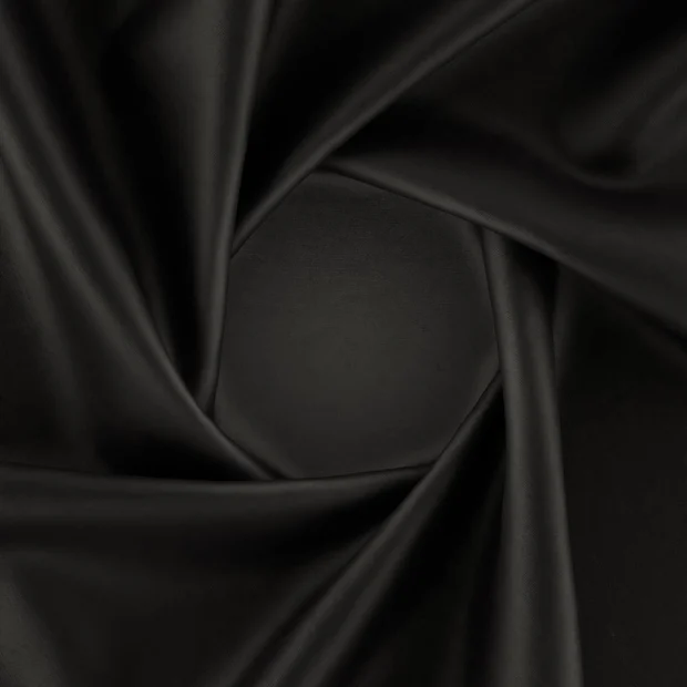 Photo of the fabric Mont Blanc Onyx swatch by Zepel. Use for Curtains, Upholstery, Accessory, Top of Bed. Style of Plain, Velvet