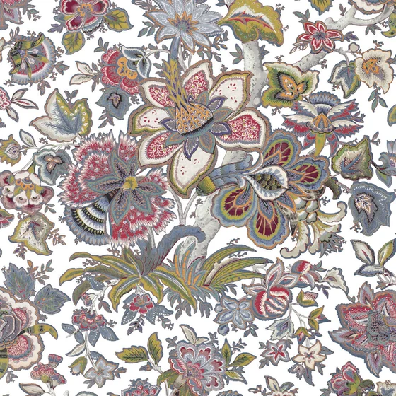 Photo of the fabric Provence Wallpaper 8794 8794 42 13 swatch by Casadeco. Use for Wall Covering