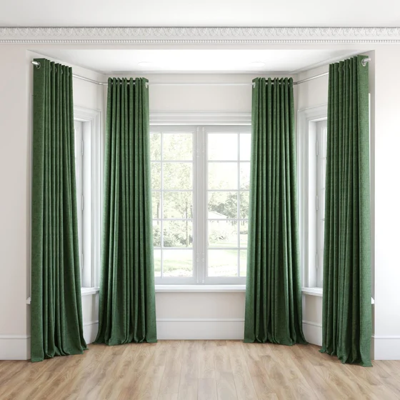 Photo of the fabric Earthwild Pesto swatch by James Dunlop FibreGuard. Use for Curtains, Upholstery, Accessory, Top of Bed. Style of Plain, Texture