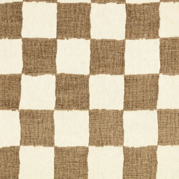 Photo of the fabric Checkmate Z816 02 swatch by Zinc. Use for Curtains, Upholstery, Accessory. Style of Geometric, Jacquard