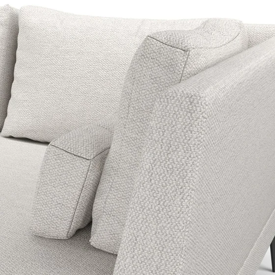 Photo of the fabric Coupole Silver swatch by Mokum. Use for Upholstery, Accessory. Style of Plain, Texture