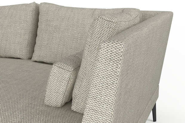 Photo of the fabric Strata Marble swatch by Mokum. Use for Upholstery, Accessory. Style of Plain, Texture