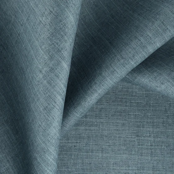 Photo of the fabric Tonto Teal swatch by Zepel. Use for Curtains, Upholstery Light Duty, Accessory, Top of Bed. Style of Plain, Taffeta