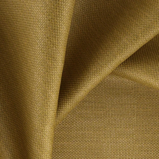 Photo of the fabric Re-Juvenate Gold swatch by FR-One. Use for Curtains. Style of Dim Out, Plain