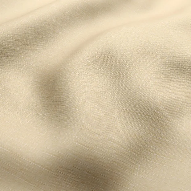 Photo of the fabric Stallion 2 Blackout Marzipan swatch by James Dunlop Essentials. Use for Curtains. Style of Plain, Texture