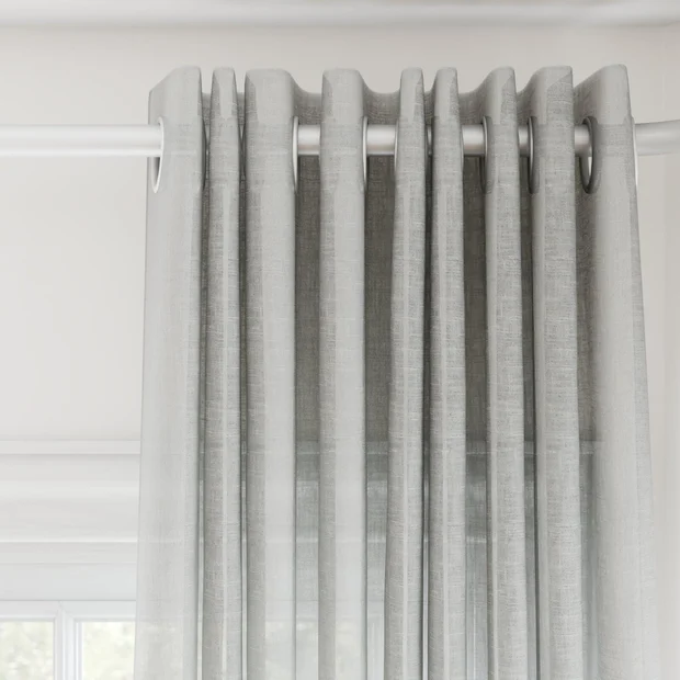 Photo of the fabric Miesian Cloud swatch by James Dunlop. Use for Curtains. Style of Plain, Texture