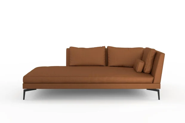 Photo of the fabric Allium Russett swatch by Mokum. Use for Upholstery, Accessory. Style of Plain, Texture