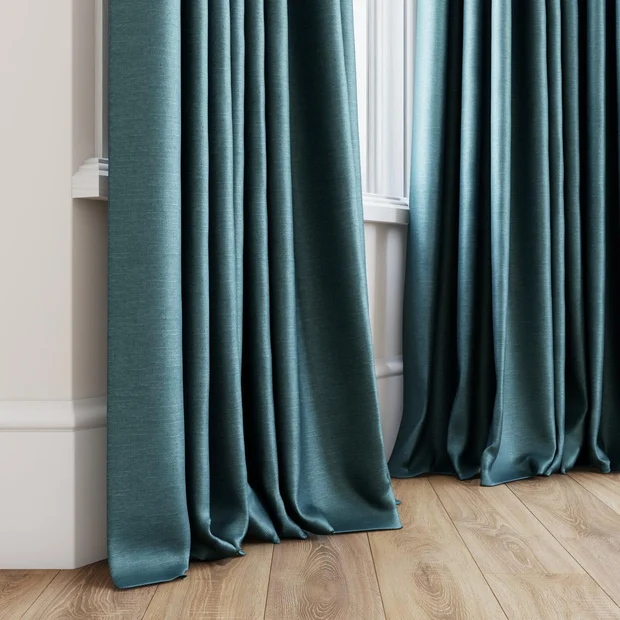 Photo of the fabric Provence Spa swatch by James Dunlop Essentials. Use for Curtains, Upholstery, Accessory, Top of Bed. Style of Plain, Texture