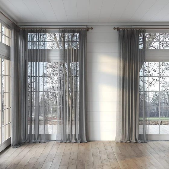 Photo of the fabric Sonata Carbon swatch by James Dunlop. Use for Curtains. Style of Plain, Texture