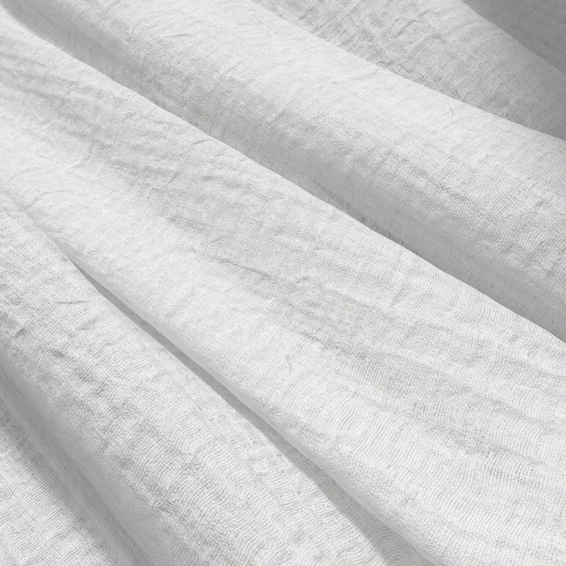 Photo of the fabric Illusion Icicle swatch by James Dunlop. Use for Sheer Curtains. Style of Plain, Sheer