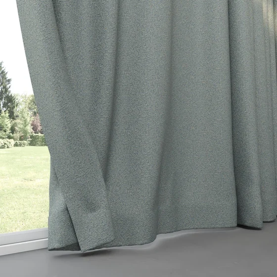 Photo of the fabric Bora Bora Atoll swatch by Mokum FibreGuard. Use for Curtains, Upholstery, Accessory. Style of Plain, Texture