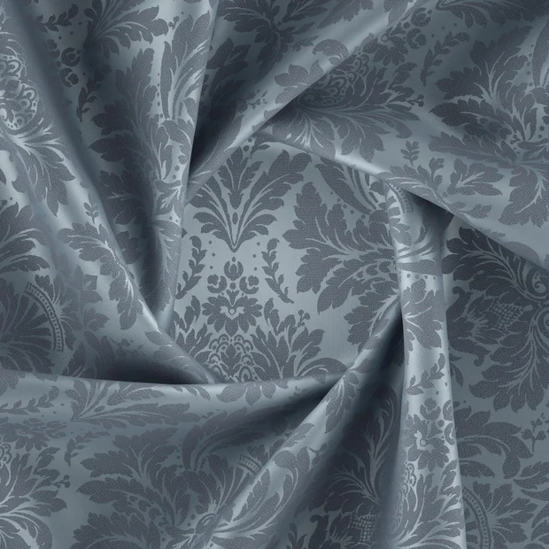 Photo of the fabric Jaborine Niagara swatch by FR-One. Use for Curtains, Accessory. Style of Jacquard, Traditional