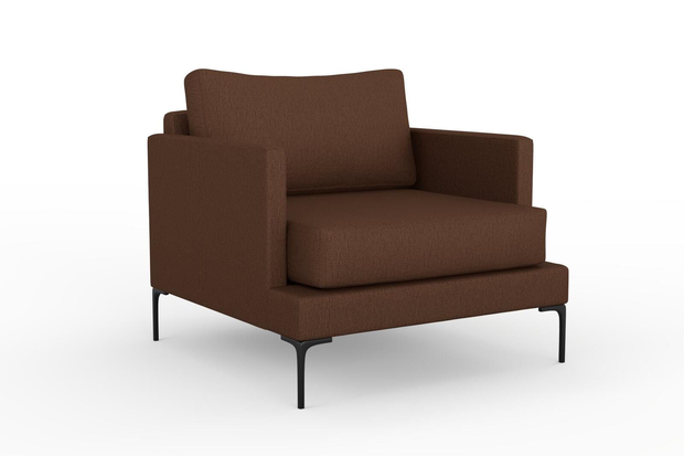 Photo of the fabric Pandanus Tamarind swatch by Mokum. Use for Upholstery. Style of Plain, Taffeta