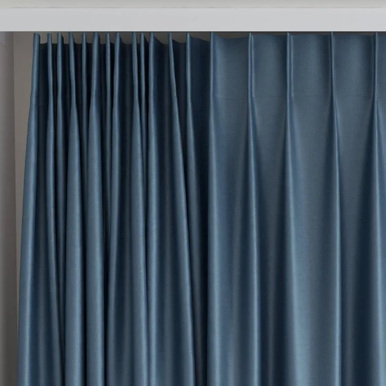 Photo of the fabric Stallion 2 UC Delft swatch by James Dunlop Essentials. Use for Curtains, Accessory. Style of Plain, Texture