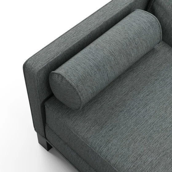 Photo of the fabric Dodge Eclipse swatch by James Dunlop FibreGuard. Use for Upholstery, Accessory, Top of Bed. Style of Plain, Texture