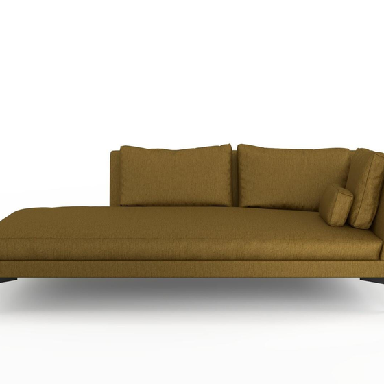 Photo of the fabric Pandanus Ochre swatch by Mokum. Use for Upholstery. Style of Plain, Taffeta