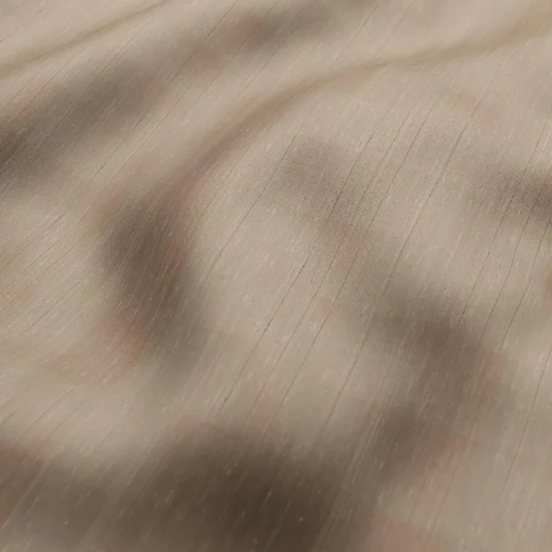 Photo of the fabric Luxe Walnut swatch by James Dunlop Essentials. Use for Curtains, Accessory, Top of Bed. Style of Plain, Texture