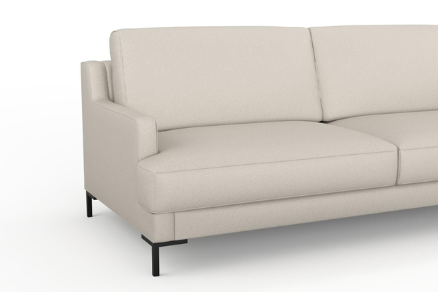 Photo of the fabric Epitome Eggshell swatch by Mokum. Use for Upholstery, Accessory. Style of Plain, Taffeta