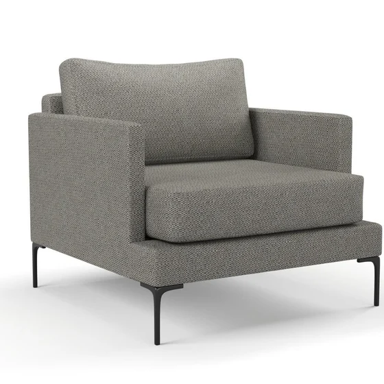 Photo of the fabric Reef Ebony swatch by Mokum. Use for Upholstery, Accessory. Style of Plain, Texture