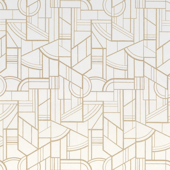 Photo of the fabric Cinetique Wp 7629 7629 2446 swatch by Casamance. Use for Wall Covering. Style of Geometric, Print