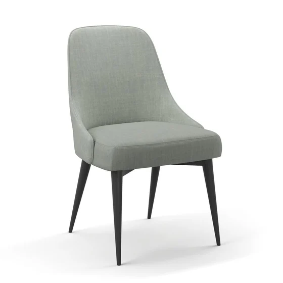 Photo of the fabric Lusk Moonstone swatch by James Dunlop. Use for Upholstery, Accessory. Style of Plain, Texture