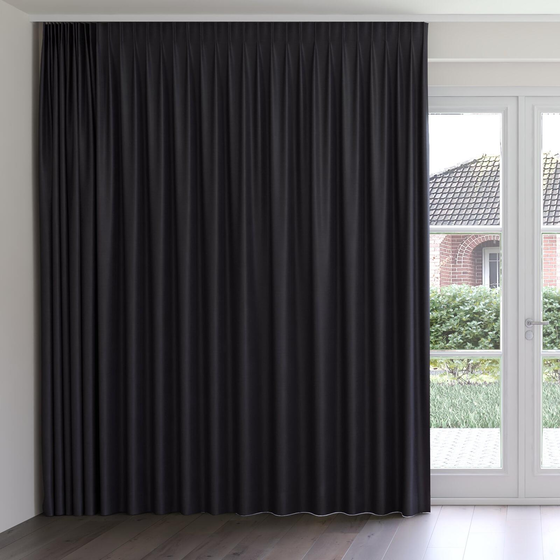 Photo of the fabric Luxe Limo swatch by James Dunlop Essentials. Use for Curtains, Accessory, Top of Bed. Style of Plain, Texture