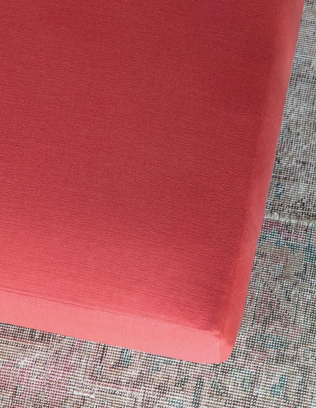 Photo of the fabric Softly Orchid in situ by Zepel. Use for Curtains, Upholstery, Accessory, Top of Bed. Style of Plain, Texture