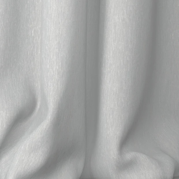 Photo of the fabric Malaga Stone swatch by James Dunlop Essentials. Use for Sheer Curtains. Style of Plain, Sheer