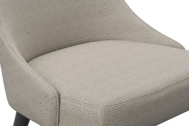 Photo of the fabric Leverett Hamilton swatch by James Dunlop. Use for Upholstery, Accessory. Style of Chenille, Geometric