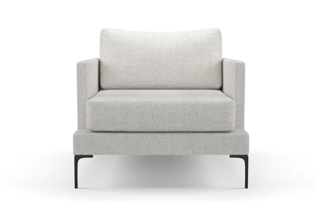 Photo of the fabric Yugen Monochrome swatch by Mokum. Use for Curtains, Upholstery, Accessory, Top of Bed. Style of Plain, Texture