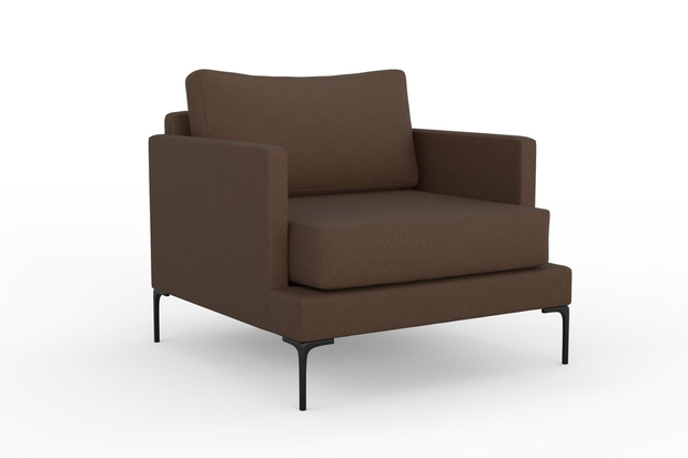 Photo of the fabric Epitome Bronze swatch by Mokum. Use for Upholstery, Accessory. Style of Plain, Taffeta
