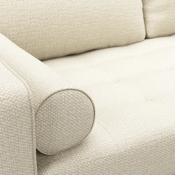 Photo of the fabric Strata Linen swatch by Mokum. Use for Upholstery, Accessory. Style of Plain, Texture