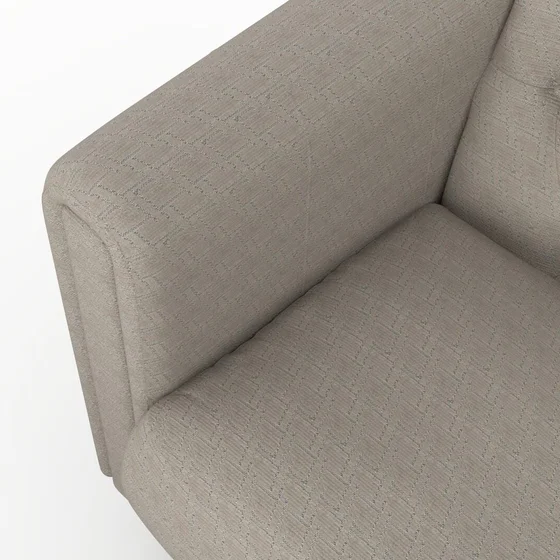 Photo of the fabric Leverett Hamilton swatch by James Dunlop. Use for Upholstery, Accessory. Style of Chenille, Geometric
