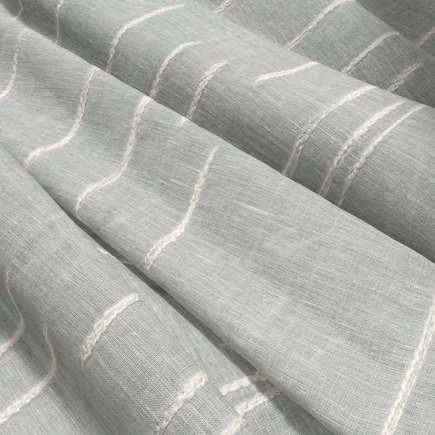 Photo of the fabric Tidal Dew swatch by James Dunlop. Use for Sheer Curtains. Style of Plain, Sheer