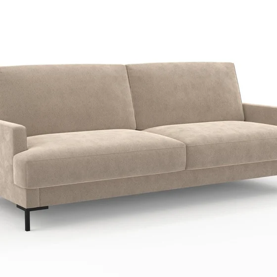 Photo of the fabric Lama Velvet Shale swatch by Mokum. Use for Upholstery, Accessory. Style of Plain, Velvet